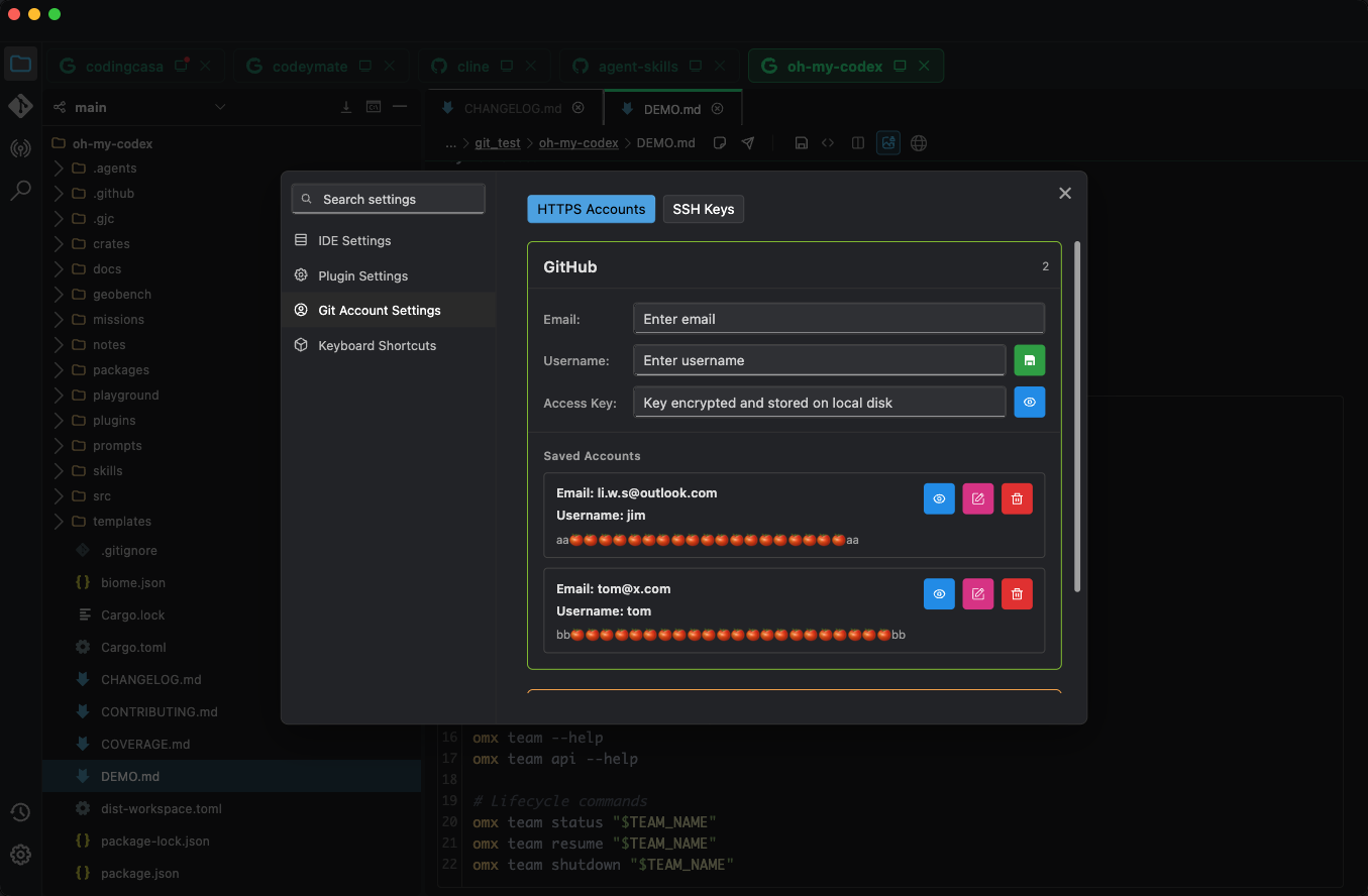 Git management