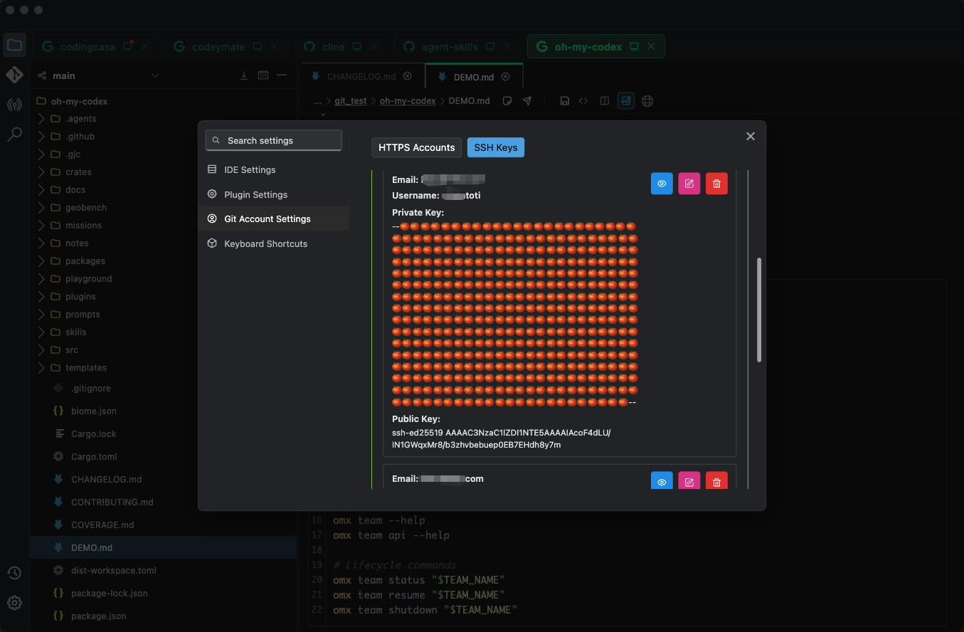 SSH management